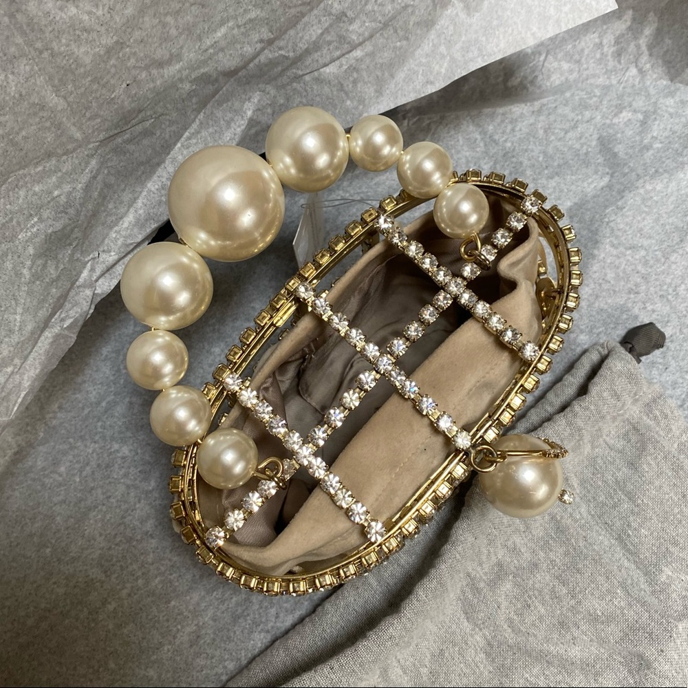 NWT ROSANTICA Crystal-Embellished bag - Picture 14 of 16